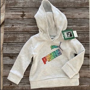 PUMA Heather Grey Hoodie Size 12 months NWT